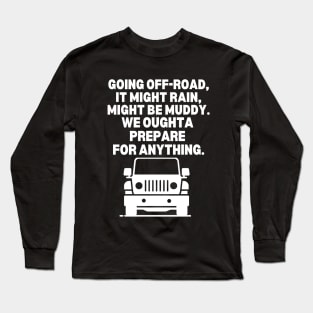 Going off-road Long Sleeve T-Shirt